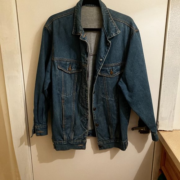 Fancy Ass jean jacket blue size small - Picture 2 of 14